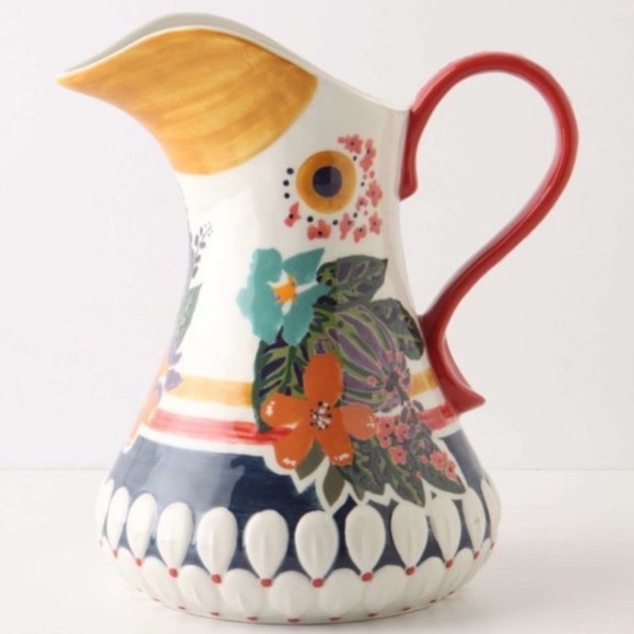 Anthropologie Toco Habitat Pitcher